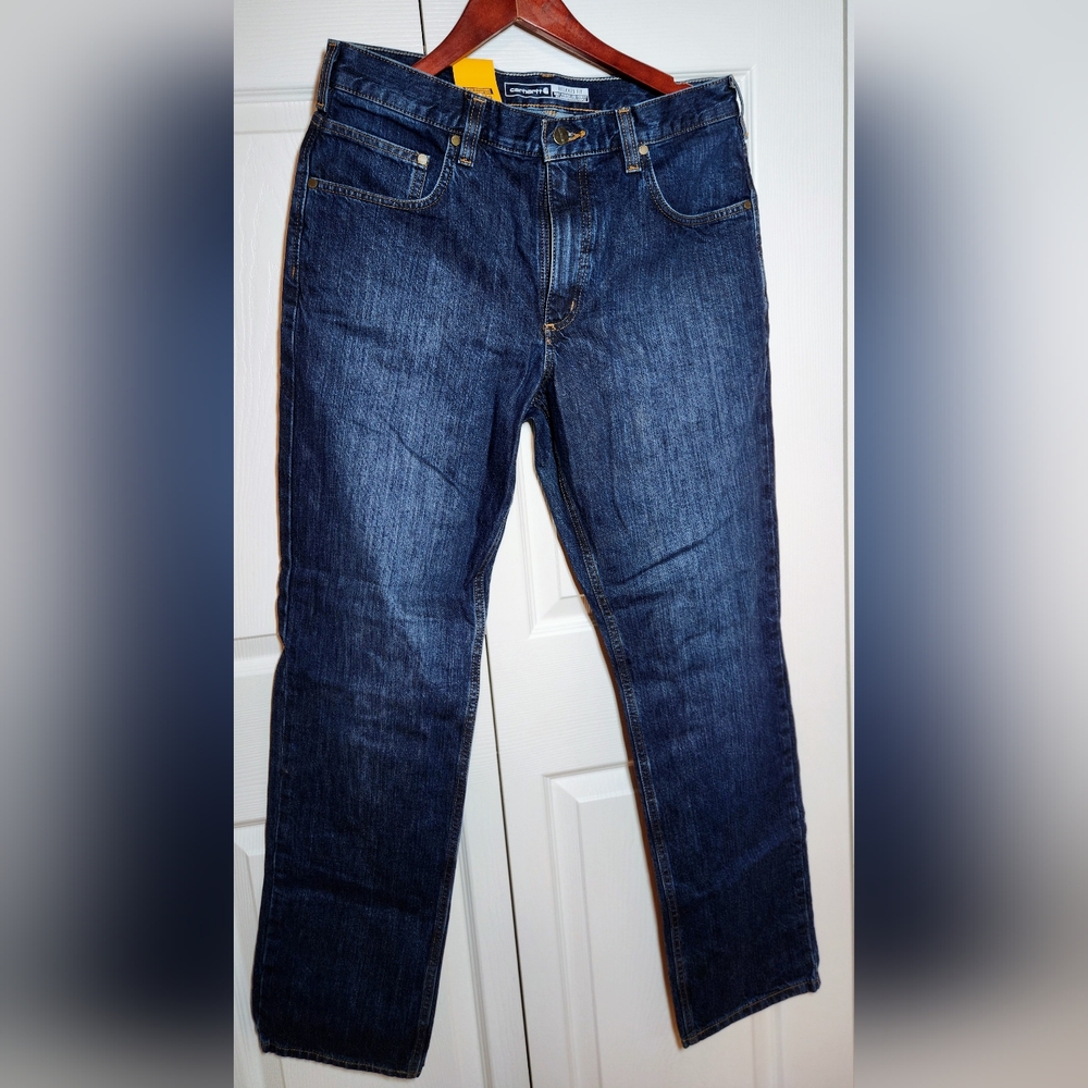 Carhartt Blue Straight Jeans Classic Style